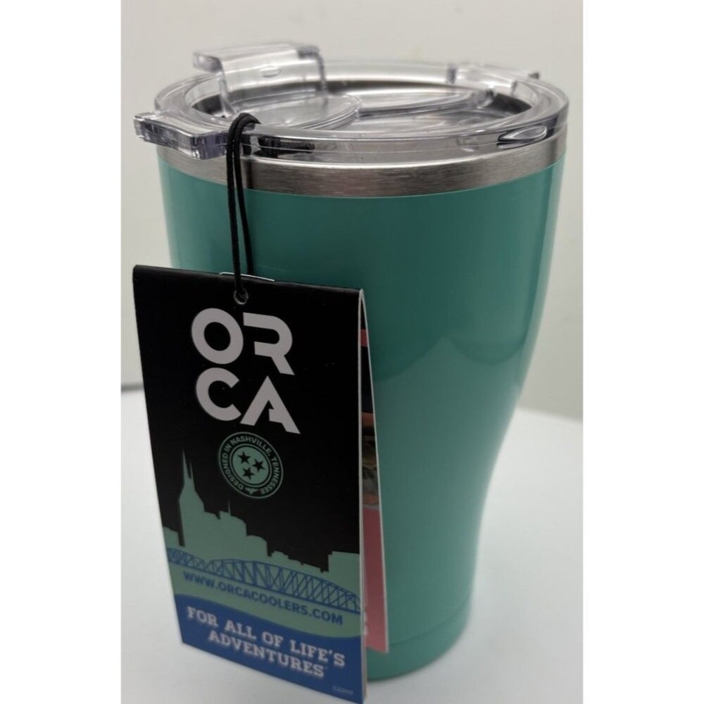ORCA Chaser 22oz Seafoam Double Walled Vacuum Sealed Stainless Steel Tumbler-NEW